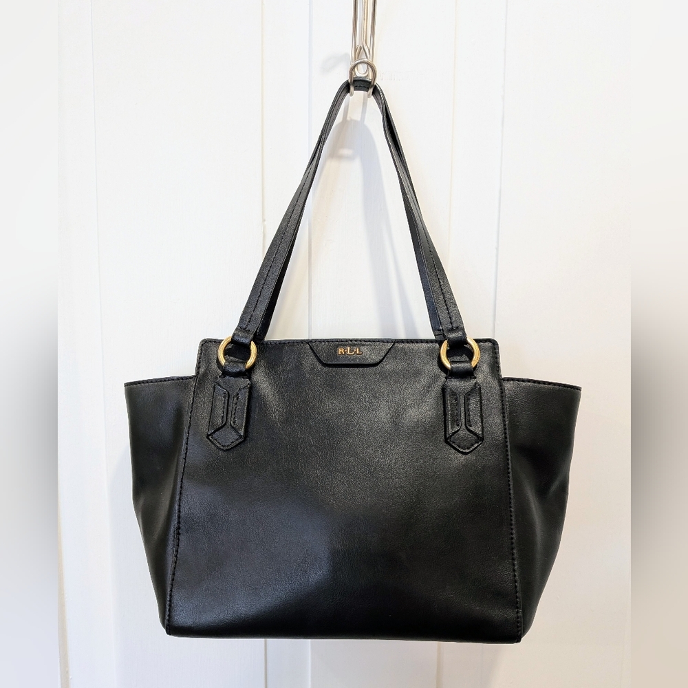 Ralph Lauren Black Tote Bag Carolyn Bassett’s style